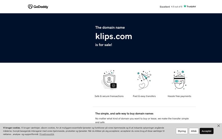 Screenshot of klips.com