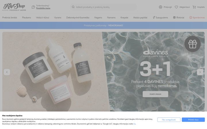 Screenshot of klipshop.lt