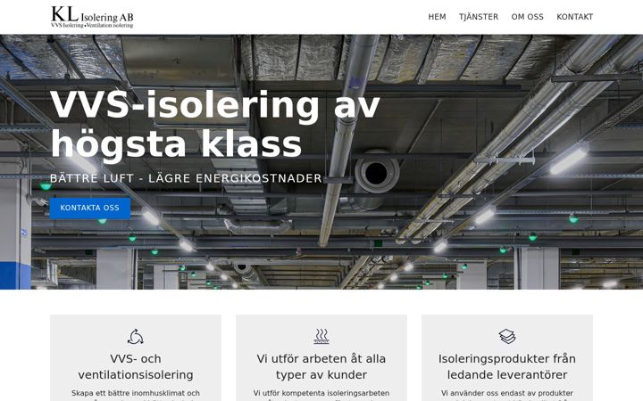 Screenshot of klisolering.se