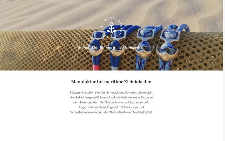 Screenshot of klitzeminibisschen.de