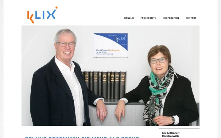 Screenshot of klix.de