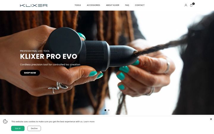 Screenshot of klixer.com