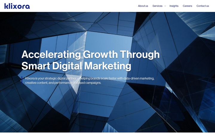 Screenshot of klixora.com