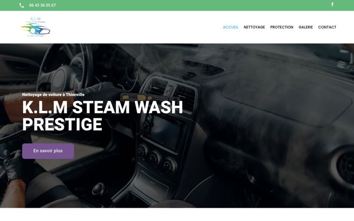Screenshot of klm-steam-wash-prestige.fr