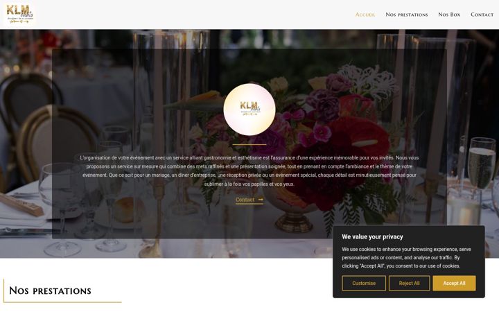 Screenshot of klmevents.fr