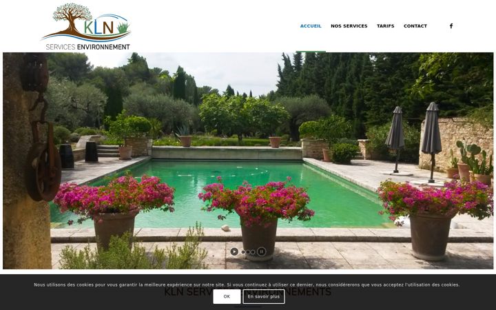 Screenshot of klnservices.fr