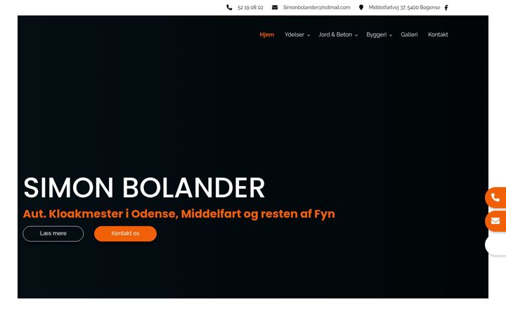 Screenshot του kloakmester-sbolander.dk