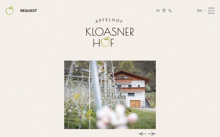 Screenshot of kloasnerhof.it
