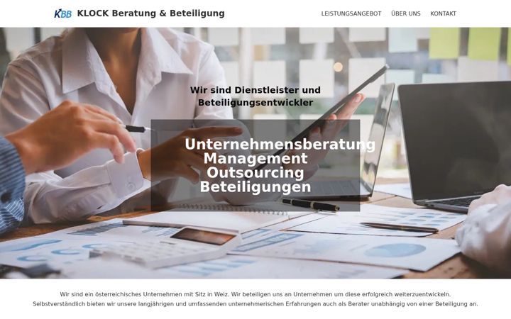Screenshot of klock.at