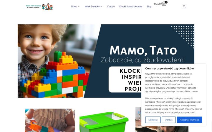 Screenshot of klockosfera.pl