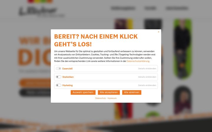 Screenshot of kloeckner-proteam.de