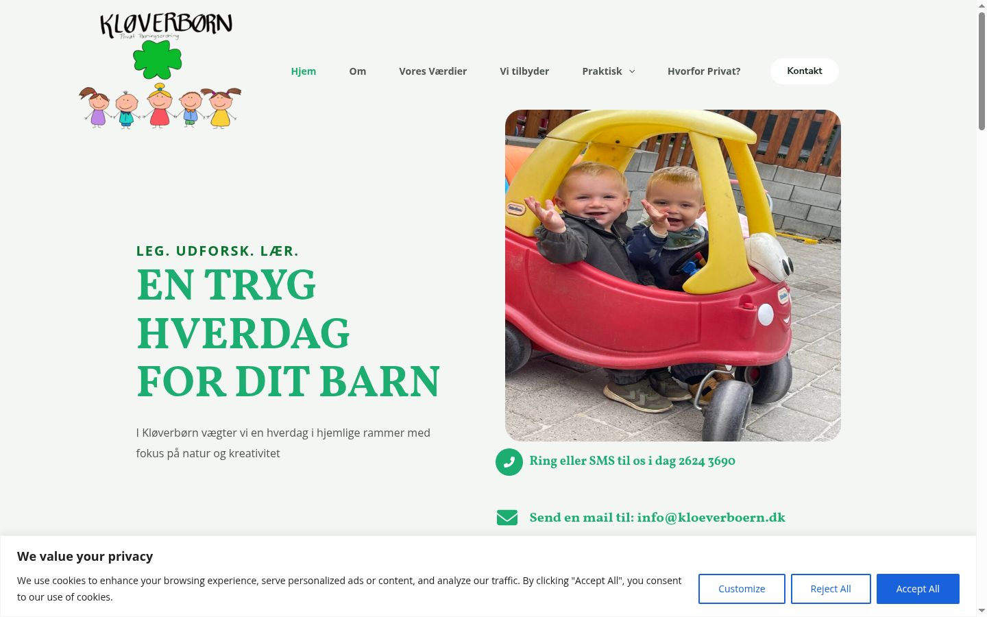 Skjámynd af samþykkisborðanum eins og hann birtist áður en nokkur samskipti fóru fram