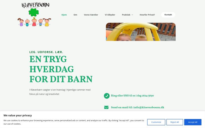 Screenshot of kloeverboern.dk