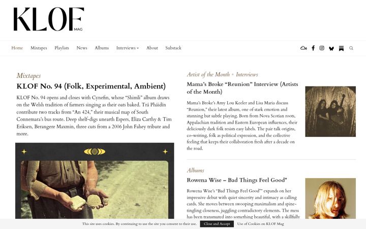 Screenshot of klofmag.com
