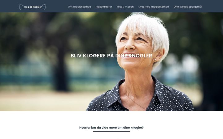 Screenshot of klogpaaknogler.dk
