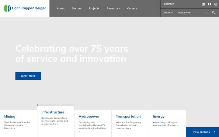 Screenshot of klohn.com