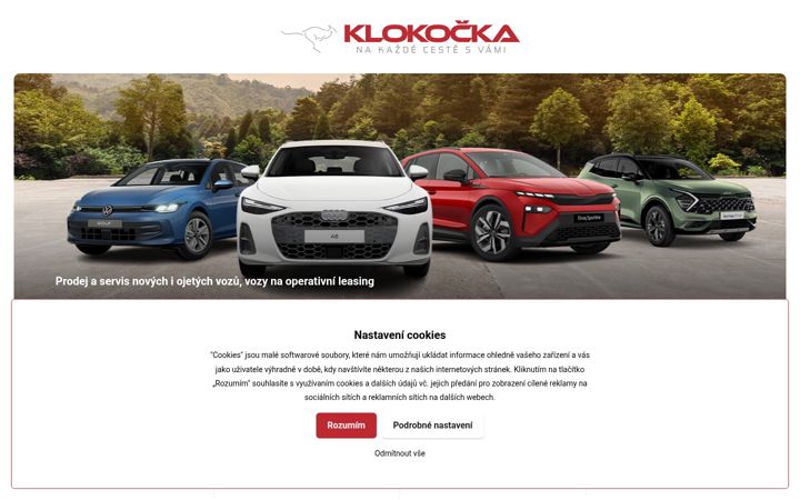 Screenshot of klokocka.cz