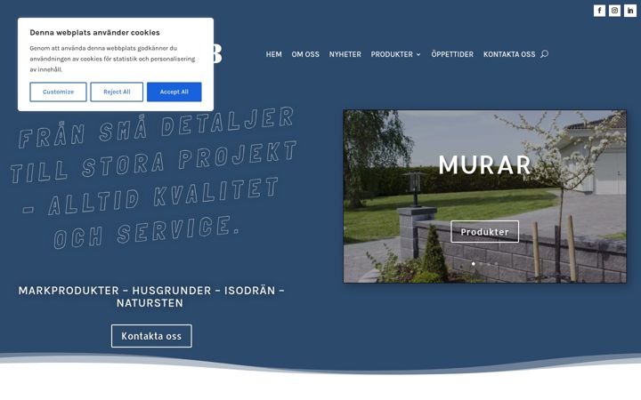Screenshot of klondykemark.se