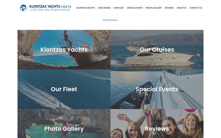 Screenshot of klontzastours.gr
