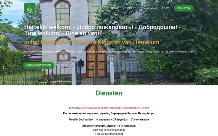 Screenshot of kloosterhemelum.nl