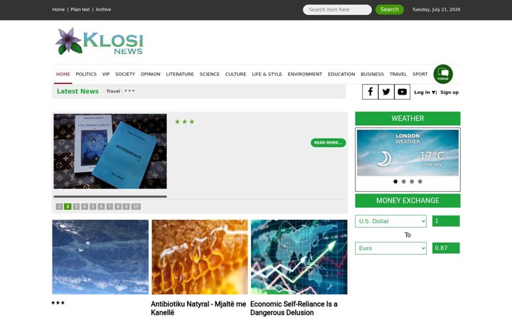 Screenshot of klosi.com