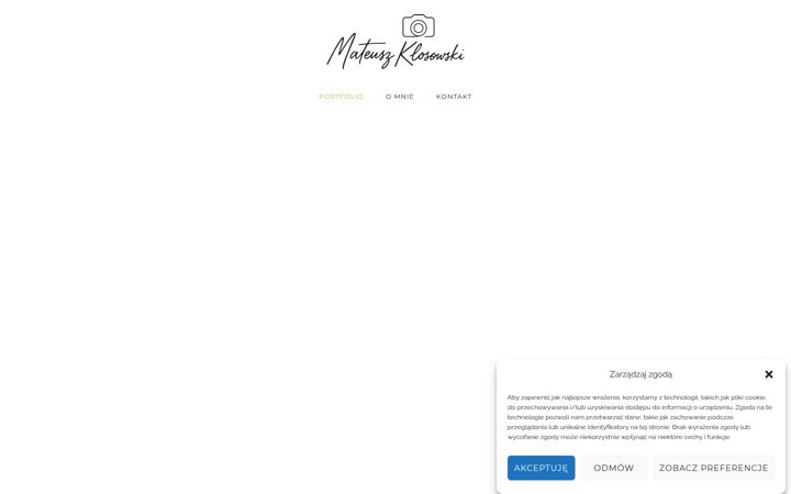 Screenshot of klosowskiphotography.pl