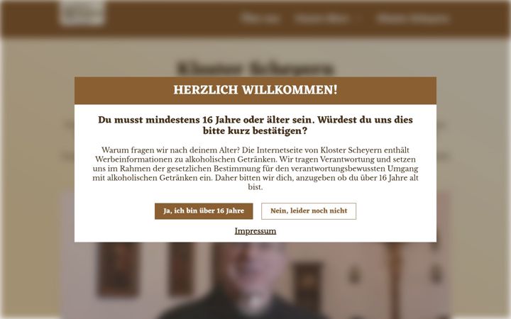 Screenshot of kloster-bier.de