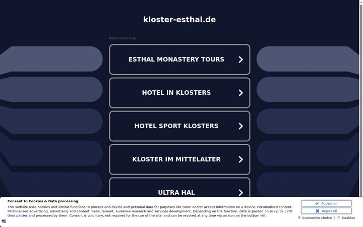 Screenshot of kloster-esthal.de