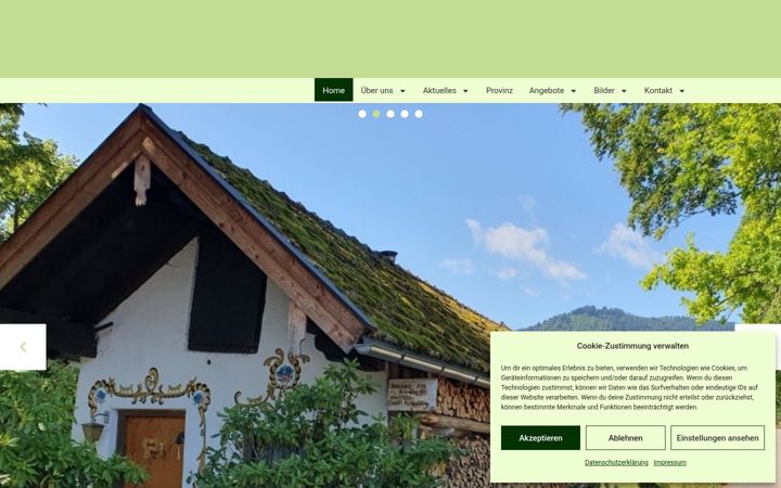 Screenshot of kloster-mariaeck.de