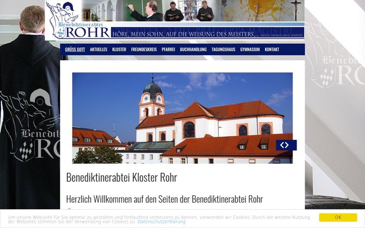 Screenshot of kloster-rohr.de