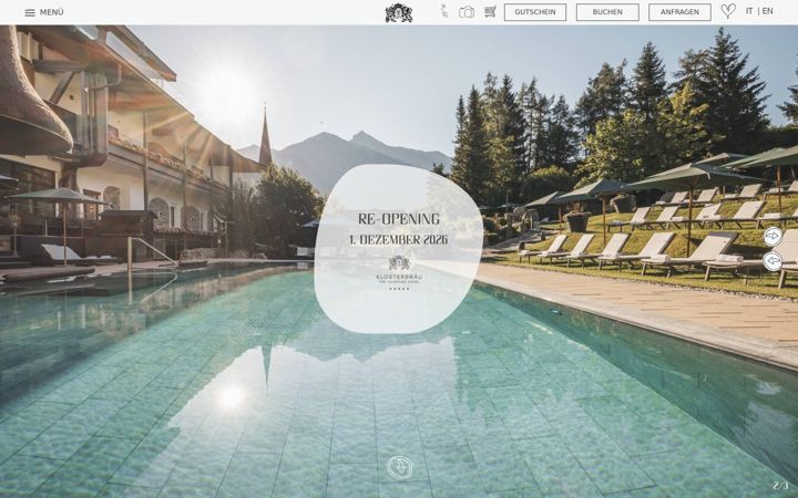 Screenshot of klosterbraeu.com