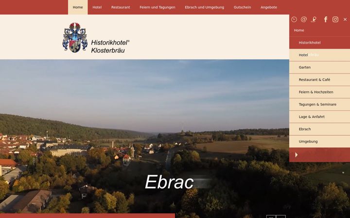 Screenshot of klosterbraeu.info