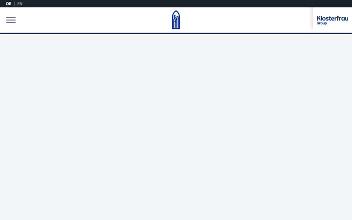 Screenshot of klosterfrau-group.de