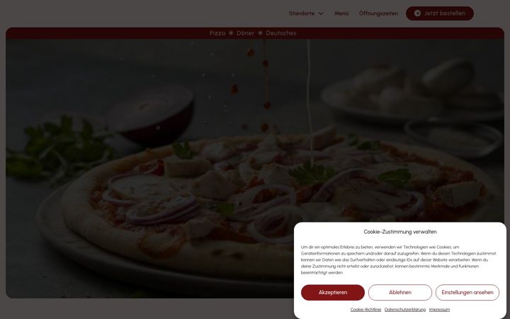 Screenshot of klostergrill.de