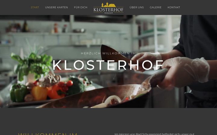 Screenshot of klosterhof-schussenried.de