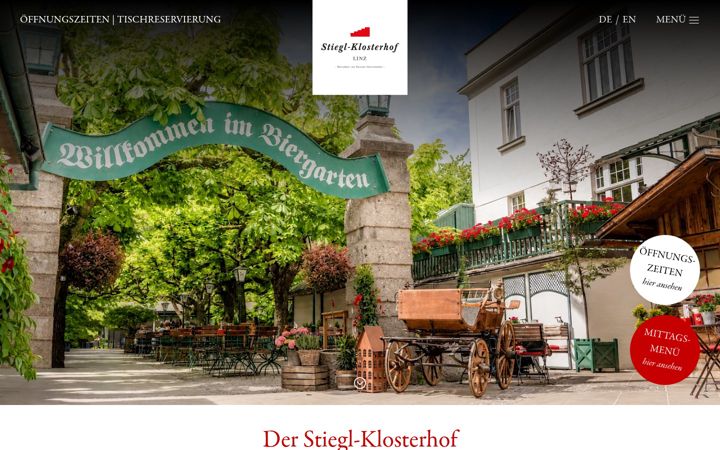 Screenshot of klosterhof.at