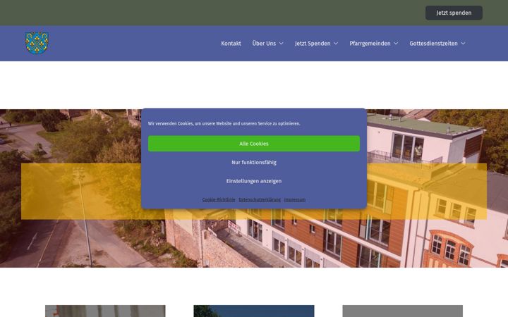 Screenshot of klosterneubau.de