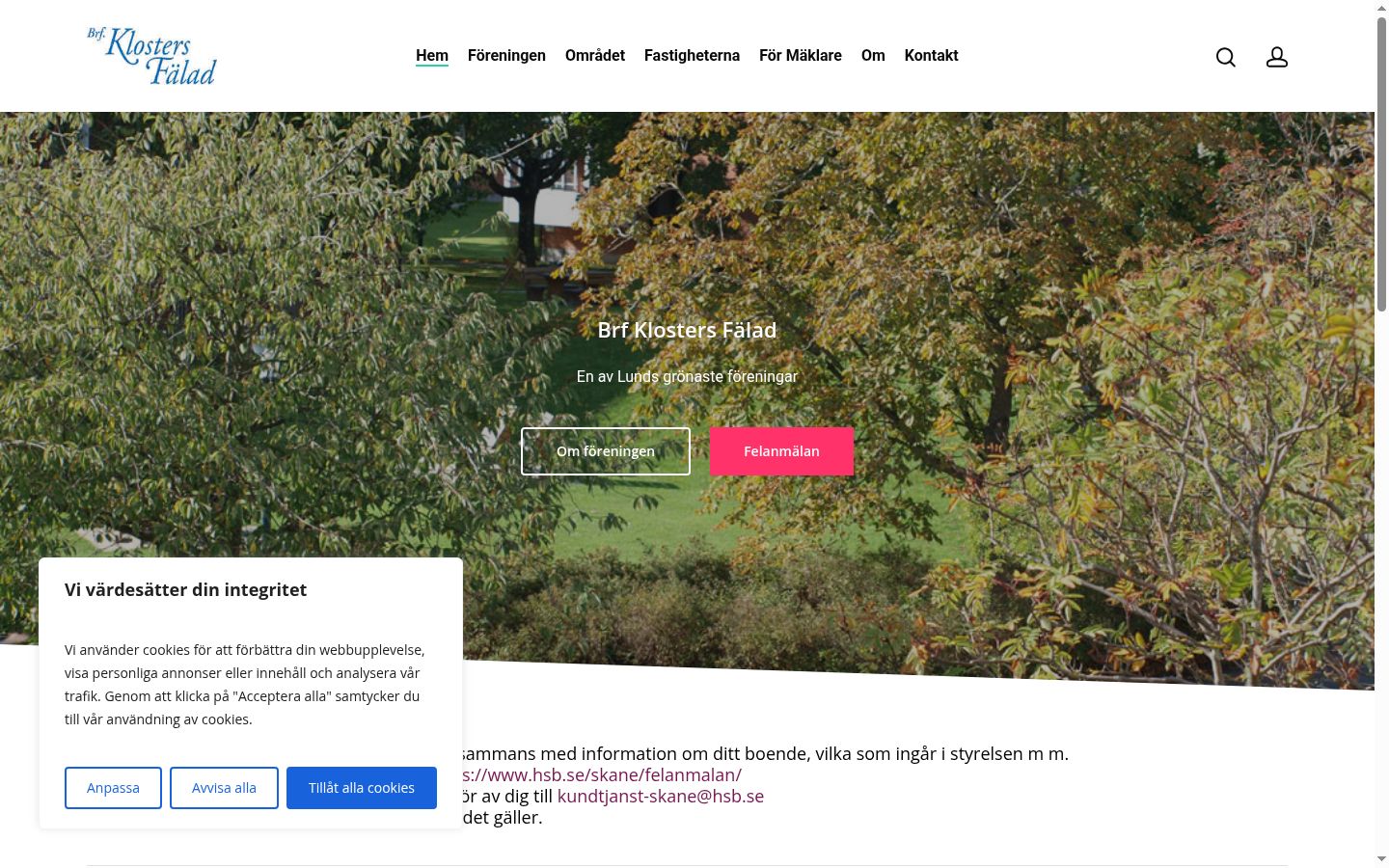 Sutikimo reklamjuostės, rodytos prieš bet kokią sąveiką, ekrano kopija