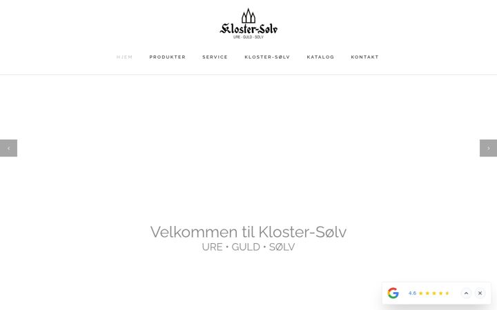 Screenshot of klostersolv.dk