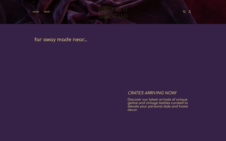 Screenshot of klothroad.com