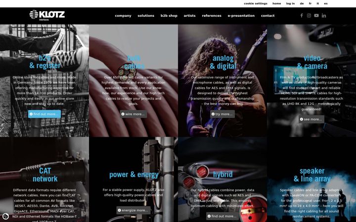 Screenshot of klotz-ais.com