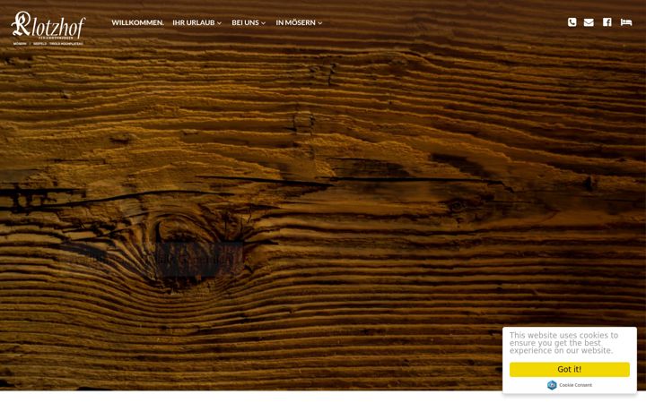Screenshot of klotzhof.at