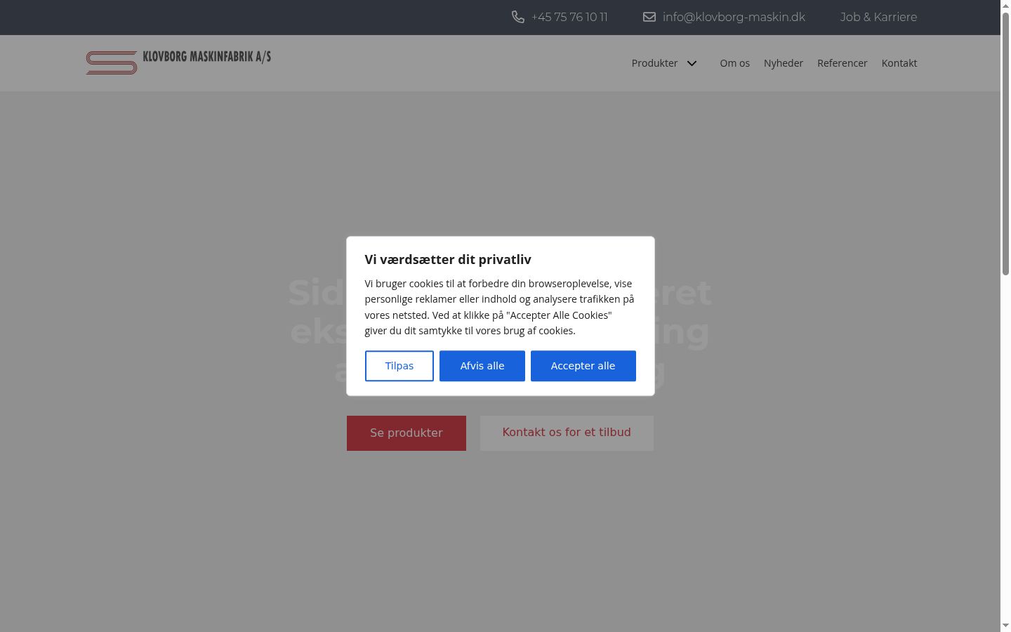 Capture d'écran de la bannière de consentement affichée avant toute interaction