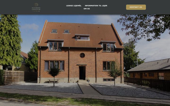 Screenshot of klovborgejendomme.dk