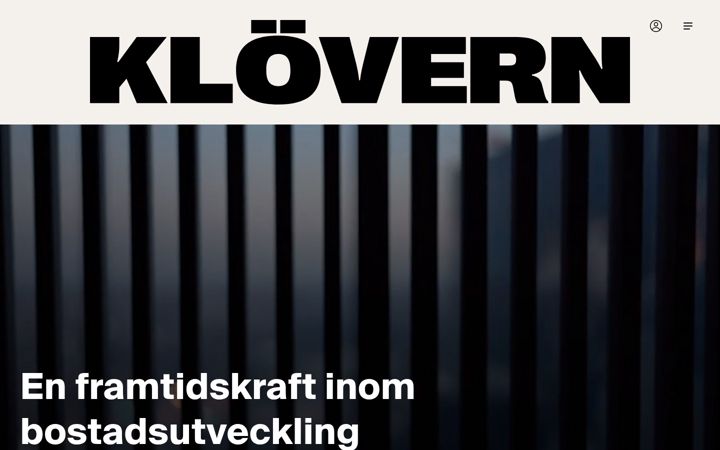 Screenshot of klovern.se