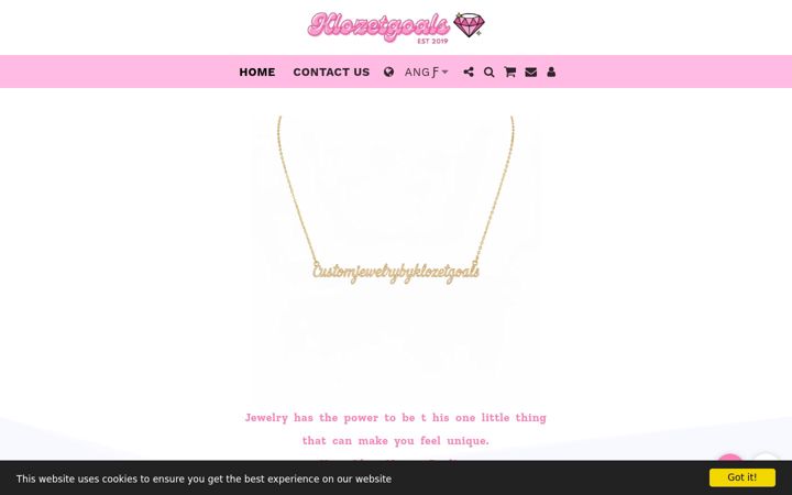 Screenshot of klozetgoals.com