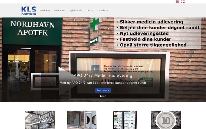 Screenshot of kls-nordic.com