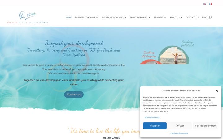 Screenshot of klsens.com