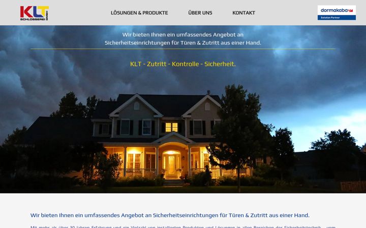 Screenshot of klt.co.at