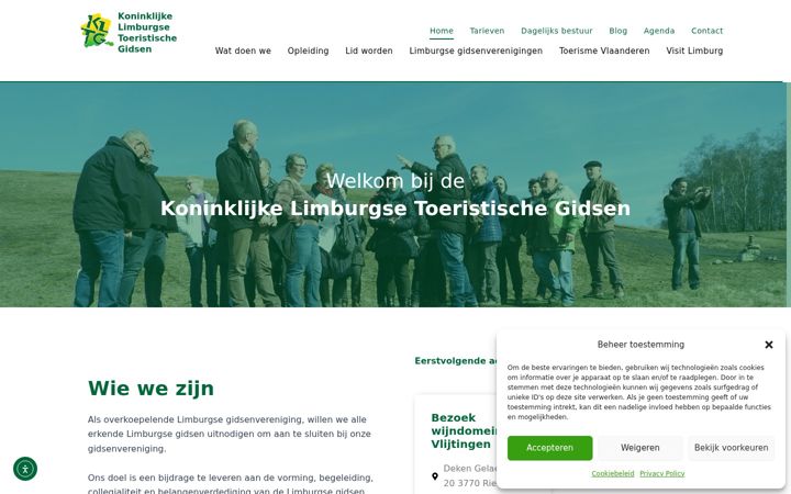Screenshot of kltgidsen.be